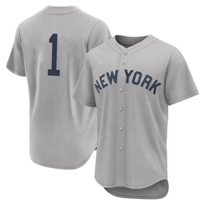 Billy Martin Women's New York Yankees Road Name Jersey - Gray Replica