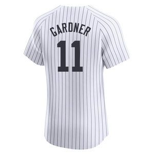 Men's New York Yankees Brett Gardner Elite White Home Jersey