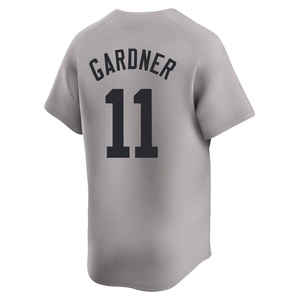 Men's New York Yankees Brett Gardner Limited Gray Away Jersey