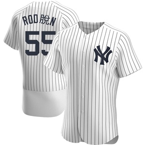 Women's New York Yankees Carlos Rodon Nike White/Navy Home Official Player  Jersey