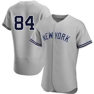 Men's New York Yankees Carson Coleman Authentic Gray Road Jersey