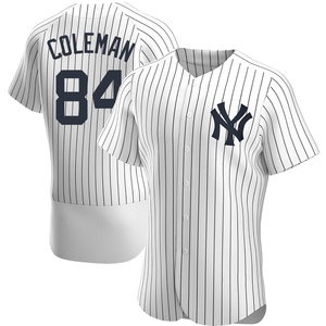 Men's New York Yankees Carson Coleman Authentic White Home Jersey