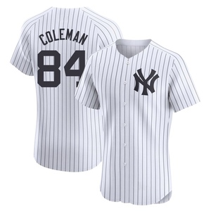 Men's New York Yankees Carson Coleman Elite White Home Jersey