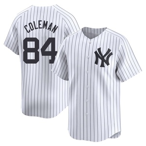 Men's New York Yankees Carson Coleman Limited White Yankee Home Jersey