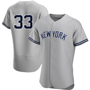 Men's New York Yankees David Wells Authentic Gray Road Jersey