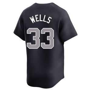 Men's New York Yankees David Wells Limited Navy Alternate Jersey