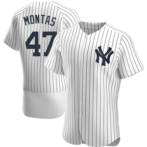 Men's New York Yankees Majestic Frankie Montas Road Jersey