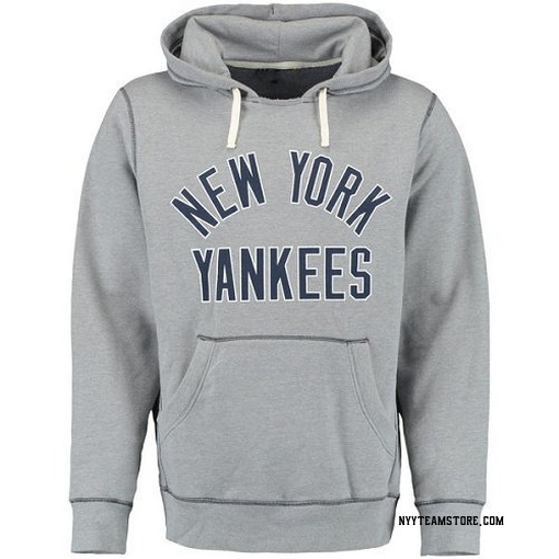 Men's New York Yankees Gray Legacy Fleece Hoodie