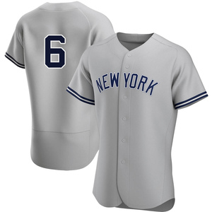 Men's New York Yankees Joe Torre Authentic Gray Road Jersey