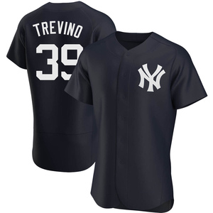 Jose Trevino 39 Name & Number Mlbpa Yankees Baseball Shirt - Peanutstee