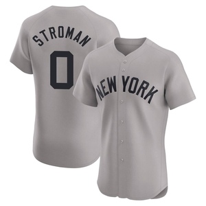 Men's New York Yankees Marcus Stroman Elite Gray Road Jersey