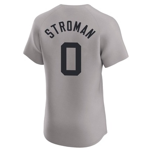 Men's New York Yankees Marcus Stroman Elite Gray Road Jersey