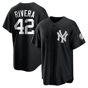 Youth New York Yankees #42 Mariano Rivera Replica Grey Roa…