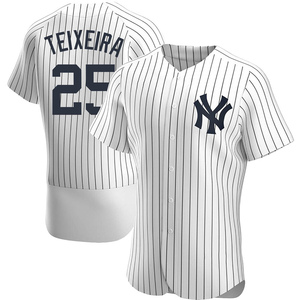 Nike Mark Teixeira No Name Jersey - Yankees Home Number Only Jersey