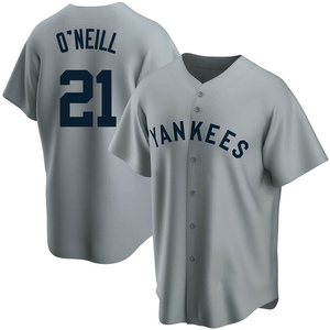 Paul Oneill Pinstripe Yankees Jersey Majestic