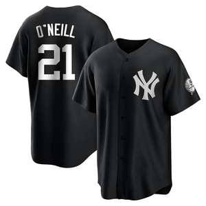 Majestic New York Yankees PAUL O'NEILL 1995 Baseball JERSEY White P/S –