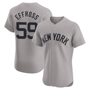 Men's New York Yankees Scott Effross Elite Gray Road Jersey