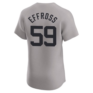 Men's New York Yankees Scott Effross Elite Gray Road Jersey