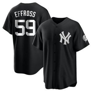 Men's New York Yankees Scott Effross Replica White Black/ Jersey