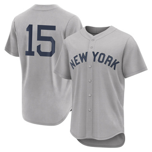 Men's New York Yankees Thurman Munson Majestic Heathered Gray Cooperstown  Collection Official Name & Number T-Shirt