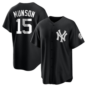 Men's New York Yankees Thurman Munson Majestic Heathered