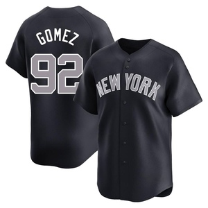 Men's New York Yankees Yoendrys Gomez Limited Navy Alternate Jersey