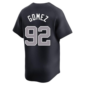 Men's New York Yankees Yoendrys Gomez Limited Navy Alternate Jersey