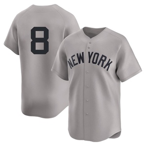 Men's New York Yankees Yogi Berra Limited Gray Away 2nd Jersey