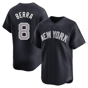 Men's New York Yankees Yogi Berra Limited Navy Alternate Jersey