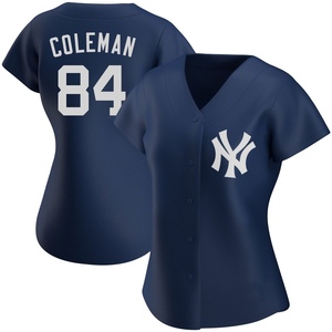 Women's New York Yankees Carson Coleman Authentic Navy Alternate Team Jersey