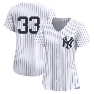 Women's New York Yankees David Wells Limited White Yankee Home 2nd Jersey