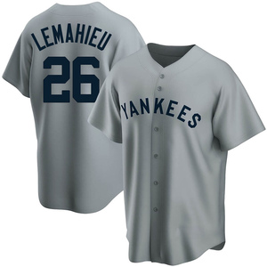  500 LEVEL DJ LeMahieu Shirt (Cotton, Small, Heather Gray) - DJ  LeMahieu GO NY W WHT : Sports & Outdoors