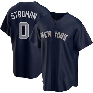 Youth New York Yankees Marcus Stroman Replica Navy Alternate Jersey