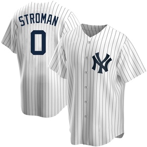 Youth New York Yankees Marcus Stroman Replica White Home Jersey