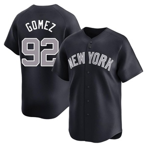 Youth New York Yankees Yoendrys Gomez Limited Navy Alternate Jersey